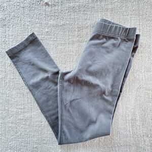 Primary Girl's Solid Gray Leggings VGUC 12